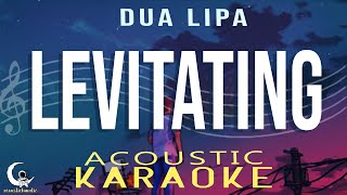 LEVITATING  DUA LIPA  Acoustic Karaoke [upl. by Ailic687]