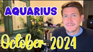 Aquarius October 2024 Horoscope [upl. by Alletse]