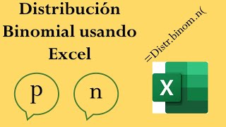 Distribución binomial usando Excel [upl. by Lindemann744]