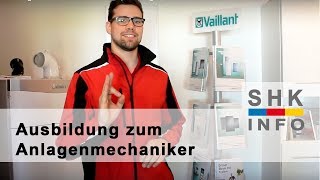 Ausbildung zum Anlagenmechaniker für Sanitär Heizungs und Klimatechnik [upl. by Suolhcin]