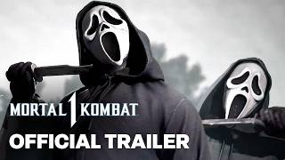 Mortal Kombat 1  Official Ghostface DLC Character Gameplay Reveal Trailer [upl. by Jariah]