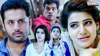 Nithin New Movie Scenes  Samantha Anupama  A Aa Hindi Dubbed Movie  Aditya Movies [upl. by Lehcear875]