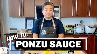 How To Make Ponzu Sauce From My Master [upl. by Heathcote]