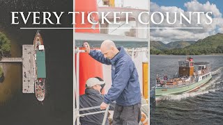 ULLSWATER STEAMERS  EVERY TICKET COUNTS [upl. by Magel]