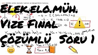 Elektrik Elektronik Mühendisliğine Giriş Vize Final Soru 1  Vize ve Final Soruları ve Çözümleri [upl. by Kristos568]