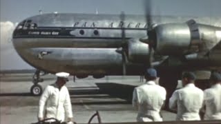 Boeing Model 377 Stratocruiser Airline Broll  Boeing Classics [upl. by Rezal]