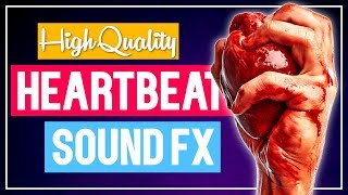 Heartbeat Sound Effect ❤️ Slow Fast Creepy Irregular Normal  Free Download I No Copyright [upl. by Masson]