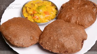 Ragi Poori amp Onion Masala Breakfast Recipes Ragi Recipes [upl. by Schwarz]