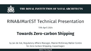 Towards Zerocarbon Shipping [upl. by Namus]