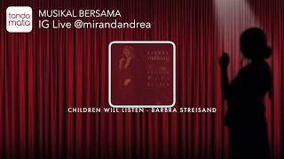 Children Will Listen  Karaoke Barbra Streisand [upl. by Jorin401]