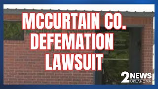 Reporter files defamation lawsuit against McCurtain County officials [upl. by Aehsila143]