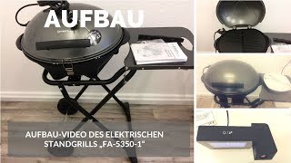 ► AufbauVideo des elektrischen Standgrills „FA53501“ von TZS First Austria auf Deutsch ☑ [upl. by Alfredo]