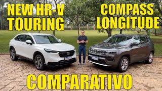 New Honda HRV Touring x Jeep Compass Longitude  O HRV é capaz de concorrer com o Compass [upl. by Nyvlem105]