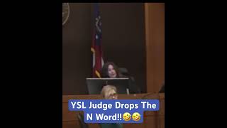 YSL Judge Drops The N Word🤣☠️ ysltrial shortvideo [upl. by Meeki997]