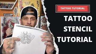 How To Make A Tattoo Stencil [upl. by Teplica]