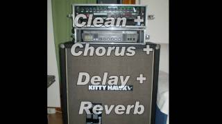 Demo Kitty Hawk Quattro Rocktron Replifex Peavey Classic 5050 [upl. by Ajay244]