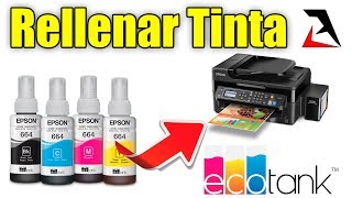 Rellenar Tanques de Tinta EcoTank y Reiniciar Niveles EPSON L565 [upl. by Clark]