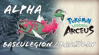 How to get BASCULEGION  Alpha Basculin Location Pokemon Legends Arceus [upl. by Matty]