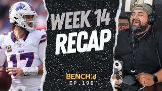 Week 14 Recap  BENCHd Podcast  Ep190 [upl. by Amat]