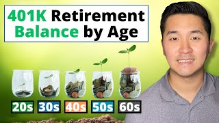 Average 401K Balance by Every Age in 2023  401K Calculator Tutorial [upl. by Auqcinahs844]