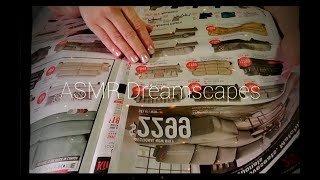 ASMR  page turning  no talking  reading the weekly newspapers [upl. by Deerc]