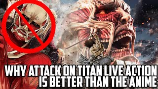 Why Attack on Titan Live Action is Better Than the Anime  TitanGoji Reviews [upl. by Acillegna]