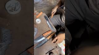 Forging a KNIFE from Scratch Using Ironironpreparationartisanknivesoutdoorgeartranding shorts [upl. by Breen16]