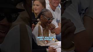 Luka was chirping the Wolves crowd amp Snoop Dogg was loving it 😂 [upl. by Ahsauqram]