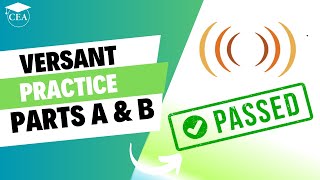 ✅ Are you preparing to pass the Versant test Get ready with this practice for Parts AampB [upl. by Converse191]