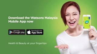 Watsons Malaysia Mobile App Benefits amp Functions [upl. by Ynaitirb279]