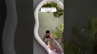 Making a Asymmetric Pond Shaped Mirror diy homedecor [upl. by Julianna833]