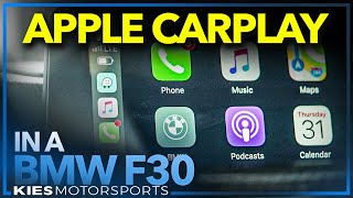 How to install CarPlay in an F30 BMW WITHOUT an NBT EVO CarPlay MMI from BimmerTech [upl. by Ettenuj]