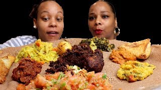 ETHIOPIAN FOOD MUKBANG [upl. by Shelly]