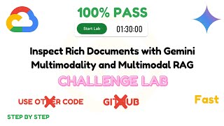 Inspect Rich Documents with Gemini Multimodality and Multimodal RAG Challenge Lab  GSP520 [upl. by Flaherty658]