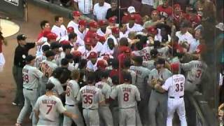 Benches clear in Cincinnati [upl. by Trevorr]