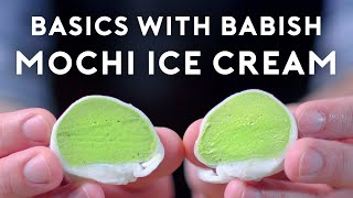 Mochi Ice Cream  Basics with Babish [upl. by Ahsimak]