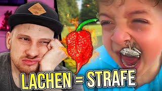 ZU VIEL LACHEN  SCHÄRFSTE CHILLI DER WELT ESSEN🤣  Try not to laugh Challenge [upl. by Alleciram]