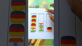 Indian Flag ❤ Germany Flag  Independence Day Drawing  Republic Day Drawing viral shorts art [upl. by Artinahs]