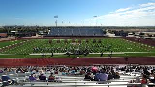 UIL marching band contest Chisholm trail high School ranger regiment desert Rose 10102023 [upl. by Kifar]