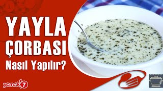 Kolay Yayla Çorbası Tarifi  Evde Yayla Çorbası Yapımı [upl. by Dulcle]