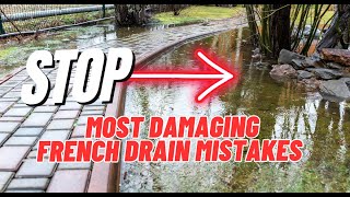 French Drains Built Right  Yard Drainage  Drainage Systems [upl. by Dahlia]