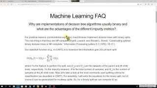 Python Machine Learning 14 Classifiers Using ScikitLearn7 決策樹 recorded on 20190906 [upl. by Cinom]