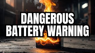 DONT IGNORE These Battery Explosion Hazards Semi trucks [upl. by Nonnahsal411]