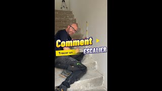 Comment tracer un escalier en carrelage [upl. by Enihpled]