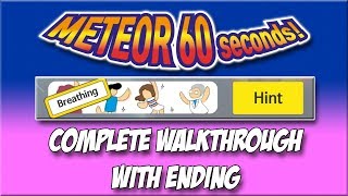 Meteor 60 Seconds  Breathing  Complete Walkthrough with Ending [upl. by Cyprus329]