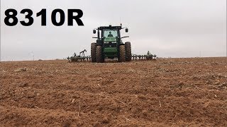 John Deere 8310R Cultivating [upl. by Onra974]