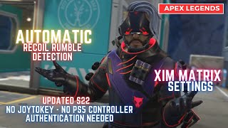 XIM MATRIX AUTOMATIC ANTIRECOIL RUMBLE DETECTION APEX LEGENDS [upl. by Granoff]