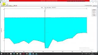 HECRAS class6  afflux in water level and scouring of bed level due to a bridge [upl. by Shuman]