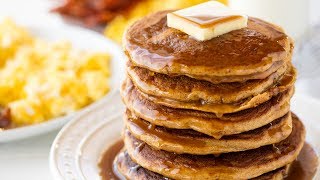 How to Make Healthy Whole Wheat Pancakes [upl. by Rosena]