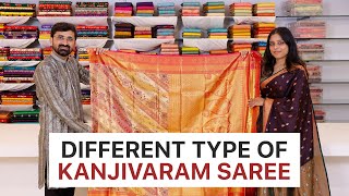 Different Types of Kanjivaram Sarees with Price  Tissue Kanjeevaram Low range Bridal Saree [upl. by Anitniuq324]